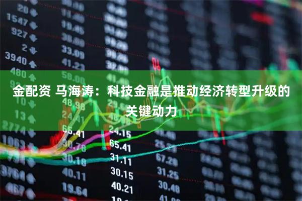 金配资 马海涛：科技金融是推动经济转型升级的关键动力