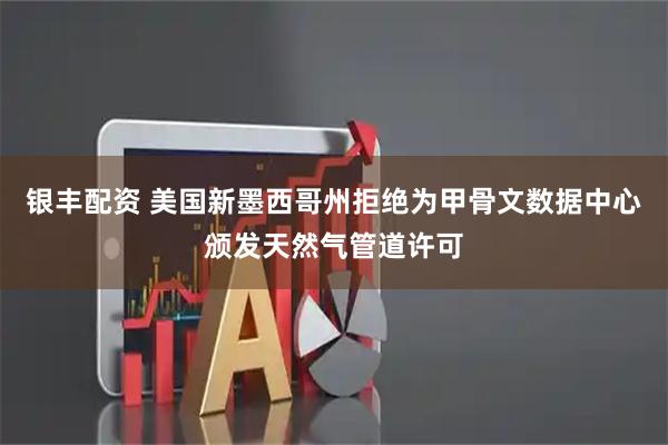 银丰配资 美国新墨西哥州拒绝为甲骨文数据中心颁发天然气管道许可